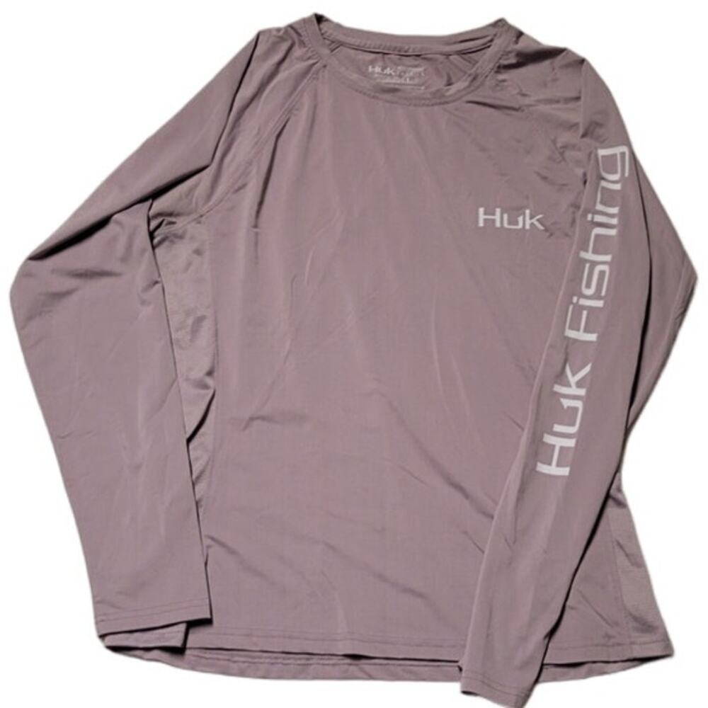 Huk Long Sleeve Performance Shirt Mauve